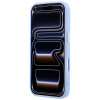 Guess Grained Triangle Logo MagSafe-hardcase voor Apple iPhone 18 Pro / 17 Pro, blauw