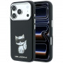 Karl Lagerfeld Smooth Choupette Sketch MagSafe-hoesje voor Apple iPhone 18 Pro Max / 17 Pro Max, zwart