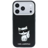 Karl Lagerfeld Smooth Choupette Sketch MagSafe-hoesje voor Apple iPhone 18 Pro Max / 17 Pro Max, zwart