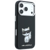 Karl Lagerfeld Smooth Choupette Sketch MagSafe-hoesje voor Apple iPhone 18 Pro Max / 17 Pro Max, zwart