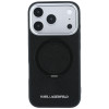 Karl Lagerfeld Ring Stand 360 Saffiano Classic Logo MagSafe-hoesje voor Apple iPhone 18 Pro Max / 17 Pro Max, zwart (KF003180)
