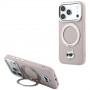 Karl Lagerfeld met Ring Stand 360 Choupette Head Pin MagSafe-hoesje voor Apple iPhone 18 Pro Max / 17 Pro Max, roze