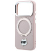 Karl Lagerfeld met Ring Stand 360 Choupette Head Pin MagSafe-hoesje voor Apple iPhone 18 Pro Max / 17 Pro Max, roze