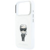 Karl Lagerfeld IML Ikonik Sketch Print MagSafe-hoesje voor Apple iPhone 18 Pro Max / 17 Pro Max, beige (KLD22794)