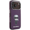 Karl Lagerfeld IML Ikonik Sketch Print MagSafe-hoesje voor Apple iPhone 18 Pro / 17 Pro, bordeauxrood