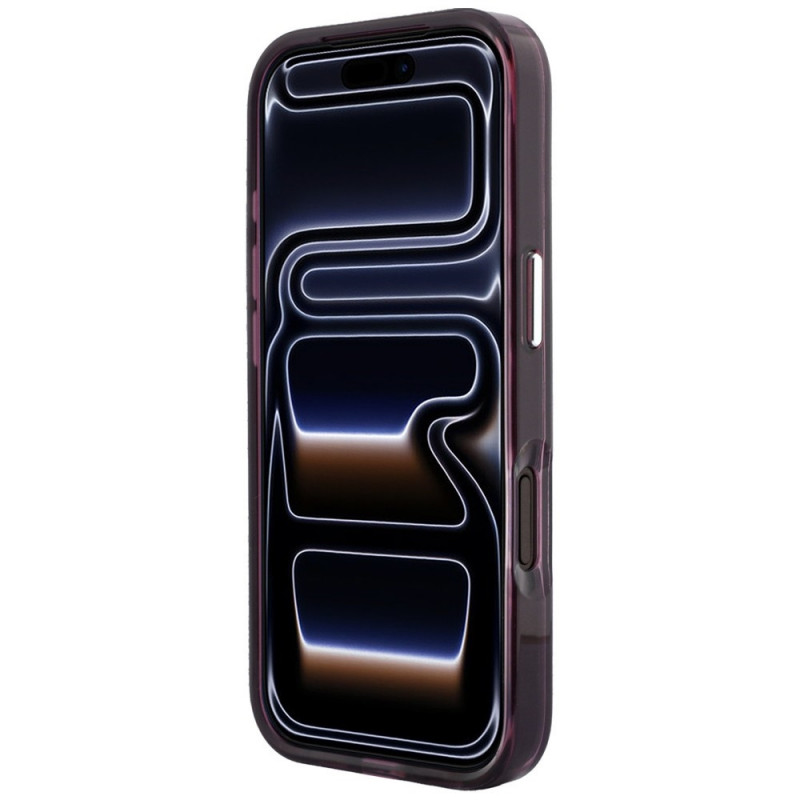 Karl Lagerfeld IML Ikonik Sketch Print MagSafe-hoesje voor Apple iPhone 18 Pro / 17 Pro, bordeauxrood