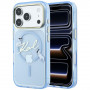 Karl Lagerfeld Script Logo MagSafe-hoesje voor Apple iPhone 18 Pro / 17 Pro, lichtblauw