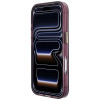 Karl Lagerfeld Peekaboo Logo MagSafe-hoesje voor Apple iPhone 18 Pro / 17 Pro, bordeauxrood