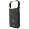 Guess 4G-hoesje met portemonnee, MagSafe, voor Apple iPhone 18 Pro / 17 Pro, zwart