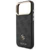 Guess 4G-hoesje met portemonnee, MagSafe, voor Apple iPhone 18 Pro Max / 17 Pro Max, zwart