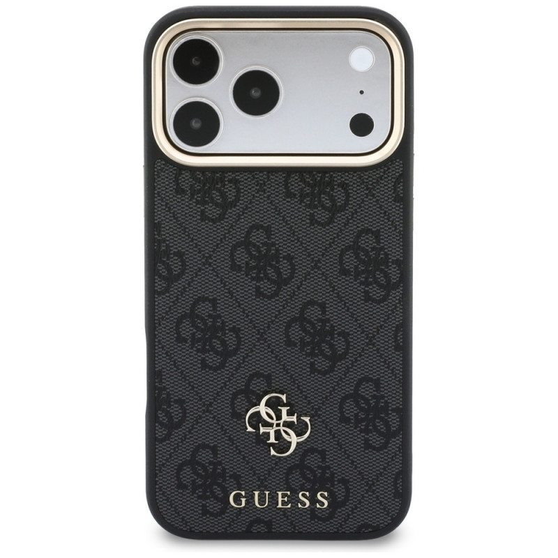 Guess 4G-hoesje met portemonnee, MagSafe, voor Apple iPhone 18 Pro / 17 Pro, bruin