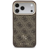 Guess 4G hoesje met portemonnee, MagSafe, voor Apple iPhone 18 Pro Max / 17 Pro Max, bruin