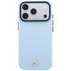 BMW Kevlar Metal Logo MagSafe-hoesje voor Apple iPhone 18 Pro / 17 Pro, blauw