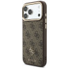 Guess 4G-hoesje met portemonnee en koord, MagSafe, voor Apple iPhone 18 Pro Max / 17 Pro Max, bruin