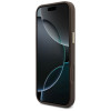 Guess 4G-hoesje met portemonnee en koord, MagSafe, voor Apple iPhone 18 Pro Max / 17 Pro Max, bruin
