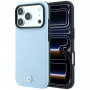 BMW Kevlar Metal Logo MagSafe-hoesje voor Apple iPhone 18 Pro Max / 17 Pro Max, blauw