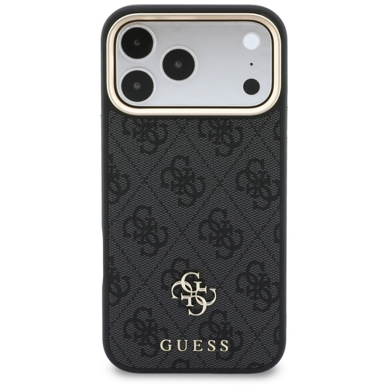 Guess 4G-hoesje met portemonnee en koord, MagSafe, voor Apple iPhone 18 Pro / 17 Pro, bruin