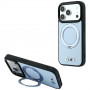 BMW Kevlar Ring Stand 360 MagSafe-hoesje voor Apple iPhone 18 Pro Max / 17 Pro Max, blauw