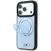 BMW Kevlar Ring Stand 360 MagSafe-hoesje voor Apple iPhone 18 Pro / 17 Pro, blauw