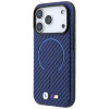 BMW M Carbon Printed Ring MagSafe-hoesje voor Apple iPhone 18 Pro Max / 17 Pro Max, marineblauw