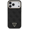 Guess 4G Triangle Logo MagSafe-hoesje voor Apple iPhone 18 Pro Max / 17 Pro Max, zwartgoud