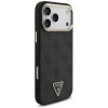 Guess 4G Triangle Logo MagSafe-hoesje voor Apple iPhone 18 Pro Max / 17 Pro Max, zwartgoud