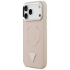 Guess Triangle Logo MagSafe-hoesje voor Apple iPhone 18 Pro Max / 17 Pro Max, roze