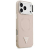 Guess Triangle Logo MagSafe-hoesje voor Apple iPhone 18 Pro Max / 17 Pro Max, roze