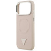 Guess Triangle Logo MagSafe-hoesje voor Apple iPhone 18 Pro Max / 17 Pro Max, roze