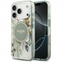 Guess IML Flower & Tonal Circle MagSafe-hoesje voor Apple iPhone 18 Pro Max / 17 Pro Max, groen