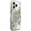 Guess IML Flower & Tonal Circle MagSafe-hoesje voor Apple iPhone 18 Pro Max / 17 Pro Max, groen