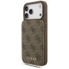 Guess 4G Cardslots & Magnetic Closure Crossbody-hoesje voor Apple iPhone 18 Pro / 17 Pro, bruin