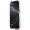 Guess IML Flower & Tonal Circle MagSafe-hoesje voor Apple iPhone 18 Pro Max / 17 Pro Max, roze