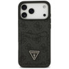 Guess 4G Double Card Triangle-hoesje voor Apple iPhone 18 Pro Max / 17 Pro Max, zwart