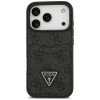 Guess 4G Double Card Triangle-hoesje voor Apple iPhone 18 Pro / 17 Pro, zwart