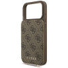 Guess 4G Cardslots & Magnetic Closure Crossbody-hoesje voor Apple iPhone 18 Pro Max / 17 Pro Max, bruin