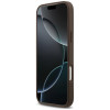 Guess 4G Double Card Triangle-hoesje voor Apple iPhone 18 Pro Max / 17 Pro Max, bruin