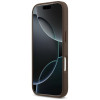 Guess 4G Double Card Triangle-hoesje voor Apple iPhone 18 Pro / 17 Pro, bruin
