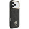 Guess 4G Strass Logo MagSafe-hoesje voor Apple iPhone 18 Pro Max / 17 Pro Max, zwart
