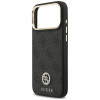 Guess 4G Strass Logo MagSafe-hoesje voor Apple iPhone 18 Pro Max / 17 Pro Max, zwart