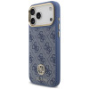 Guess 4G Strass Logo MagSafe-hoesje voor Apple iPhone 18 Pro Max / 17 Pro Max, blauw