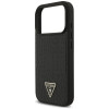 Guess Croco Triangle Logo MagSafe-hoesje voor Apple iPhone 18 Pro / 17 Pro, zwart