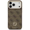 Guess 4G Strass Logo MagSafe-hoesje voor Apple iPhone 18 Pro Max / 17 Pro Max, bruin