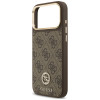 Guess 4G Strass Logo MagSafe-hoesje voor Apple iPhone 18 Pro Max / 17 Pro Max, bruin