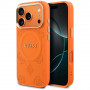 Guess Peony Hot Stamp MagSafe-hoesje voor Apple iPhone 18 Pro Max / 17 Pro Max, oranje