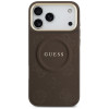 Guess Peony Hot Stamp MagSafe-hoesje voor Apple iPhone 18 Pro Max / 17 Pro Max, bruin