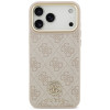 Guess 4G Strass Logo MagSafe-hoesje voor Apple iPhone 18 Pro Max / 17 Pro Max, roze