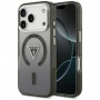 Guess IML Gradient Triangle Logo MagSafe-hoesje voor Apple iPhone 18 Pro Max / 17 Pro Max, zwart
