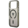 Guess IML Gradient Triangle Logo MagSafe-hoesje voor Apple iPhone 18 Pro Max / 17 Pro Max, zwart