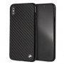 BMW BMHCI65MBC Signature Carbon hardcase voor Apple iPhone XS Max, zwart